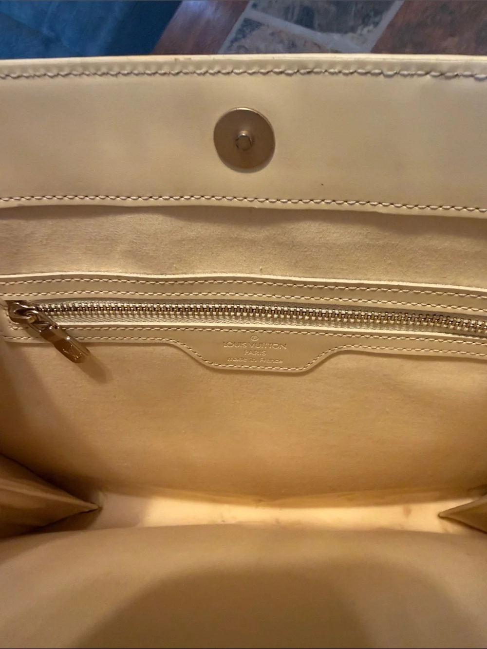 Authentic Louis Vuitton Vintage Epi Saint Tropez Tote Vanilla
